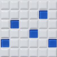 サンプル　プチコレガラスMIX:モザイクタイル【ブルー】
