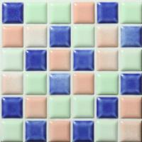 サンプル　プチコレMIX:モザイクタイル【ブルー/ライトグリーン/ピンク】